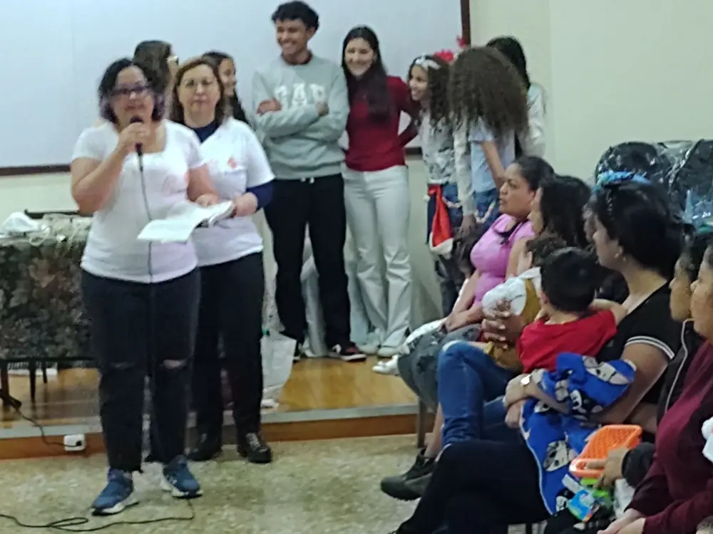 Charla de formación con mamás y voluntarios